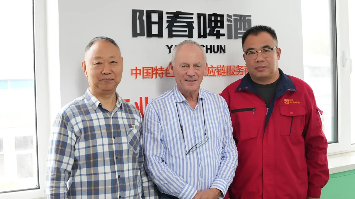 North American beverage brand representatives at the YOUNG CHUM factory