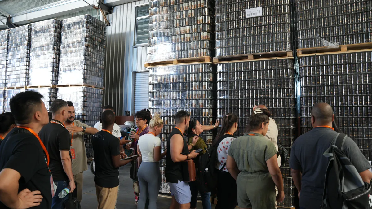 South American customers visiting the YOUNG CHUM factory