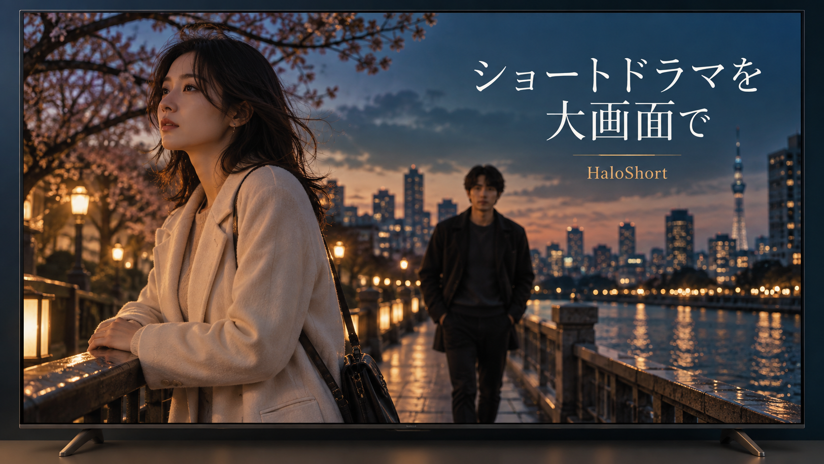 HaloShort テレビ短編ドラマをテーマにしたオリジナルシーンイラスト